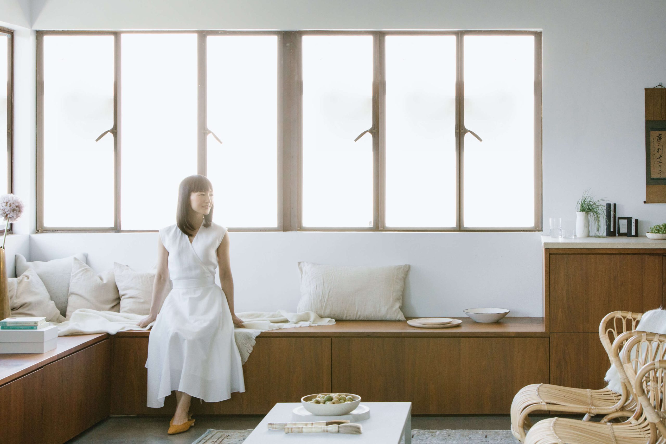 Living with less brings peace of mind?>